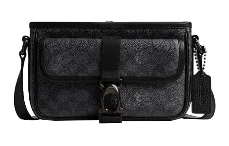 

COACH Женская сумка через плечо из искусственной кожи с кожаными вставками