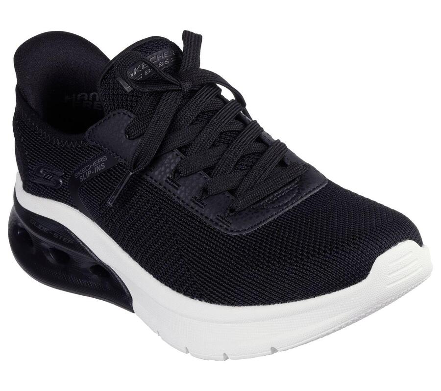 SKECHERS Женские кроссовки BOBS ARC WAVES 2.0 NOW IT, черные, без застежек
