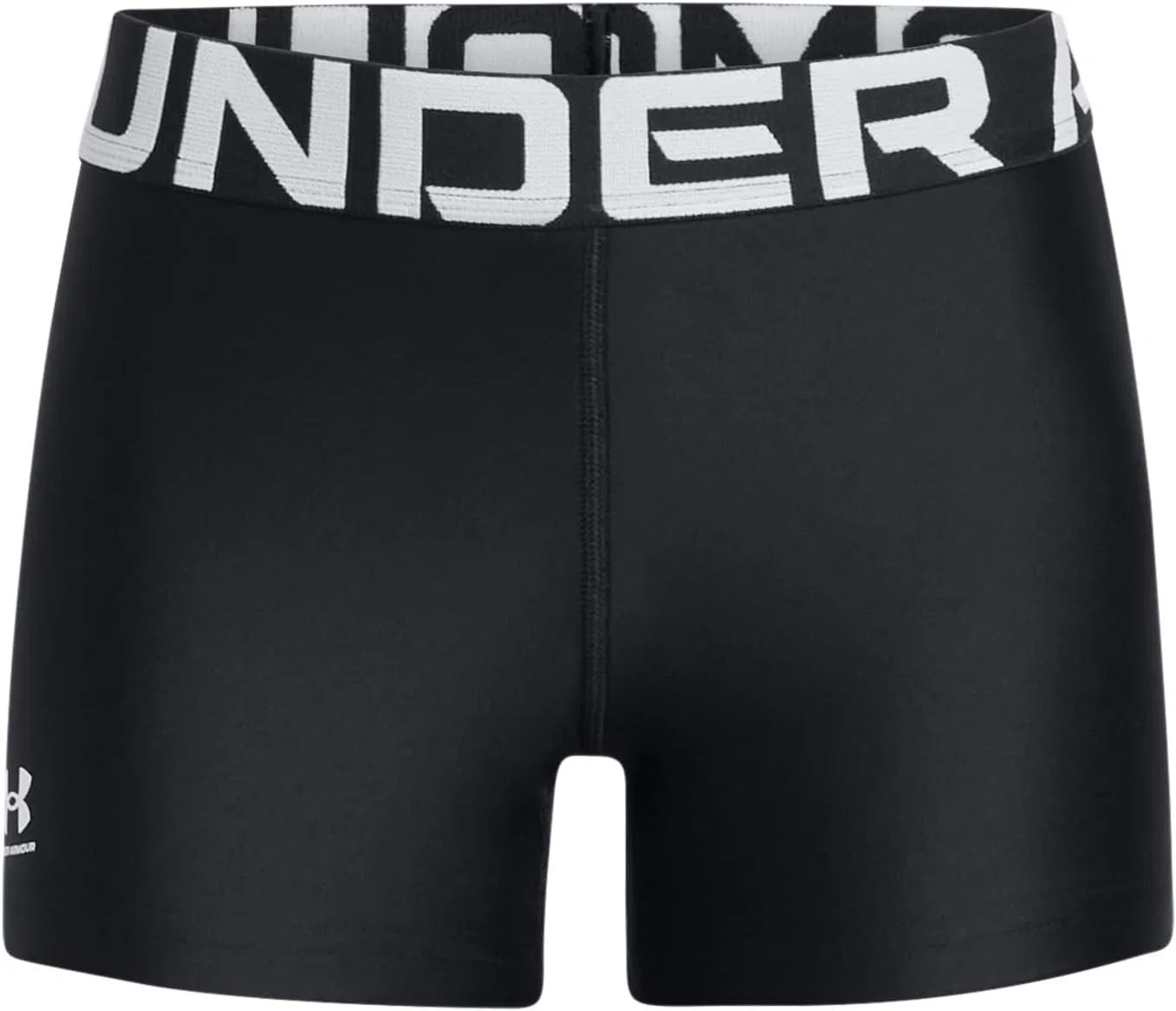 Короткие шорты Under Armour Girls' HeatGear Shorty, (001) Black//White