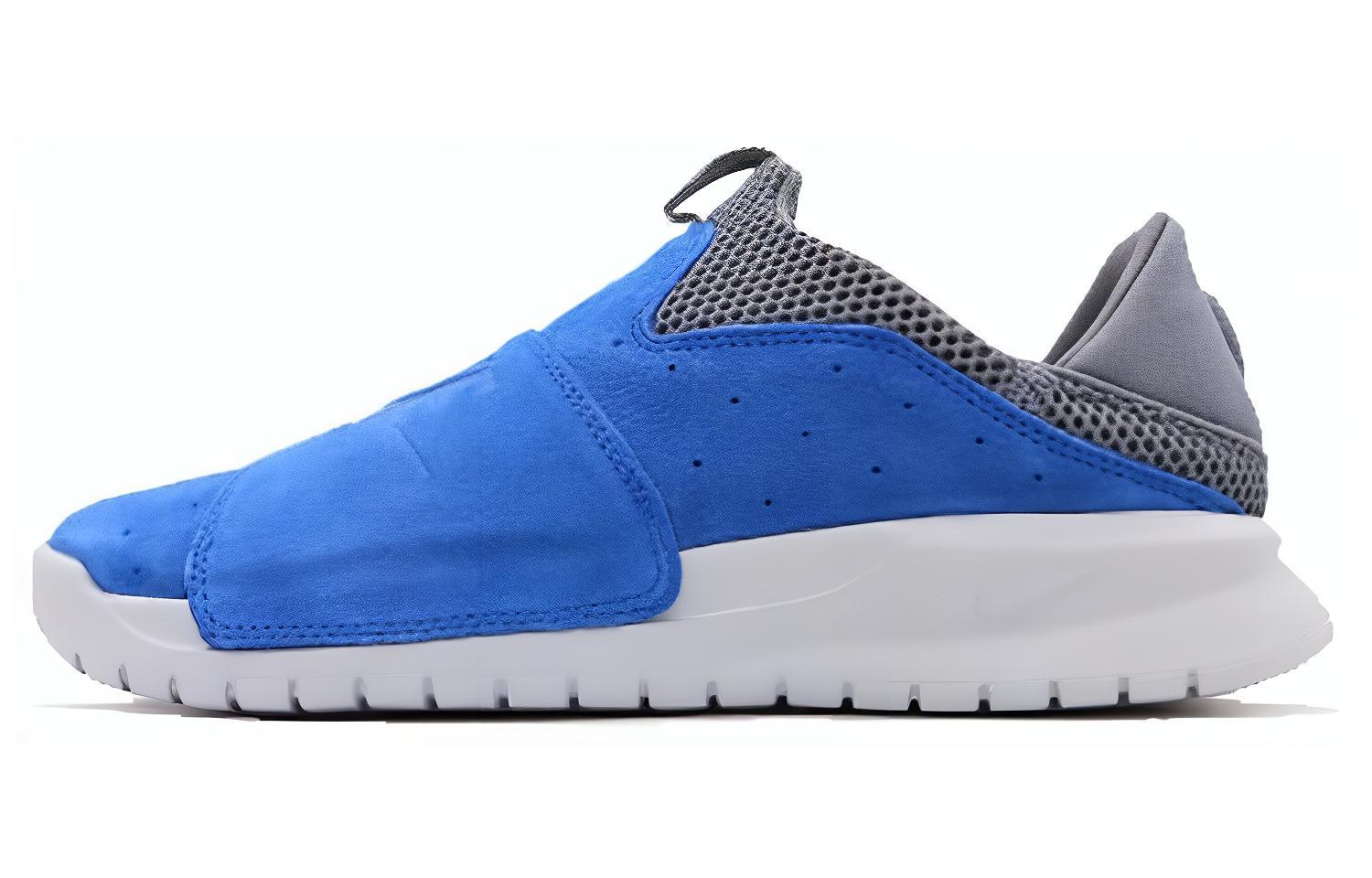 

Nike Benassi Slip Durable Breathable Мужские сине-серые повседневные слипоны