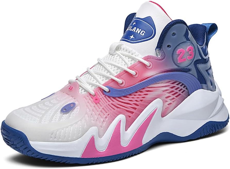 

Кроссовки Mashangfu Men для баскетбола, ходьбы, бега и повседневной носки, розовый