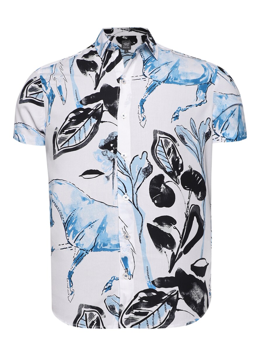 

Рубашка на пуговицах классического кроя Campus Sutra Maverick, Mixed Colors