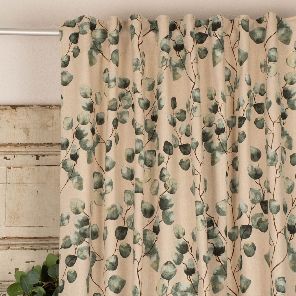 

Design91 Декоративные шторы для гостиной ABI белые SŁO 140х250 см люверсы занавеска с люверсами Schöner-Leben, бежевый