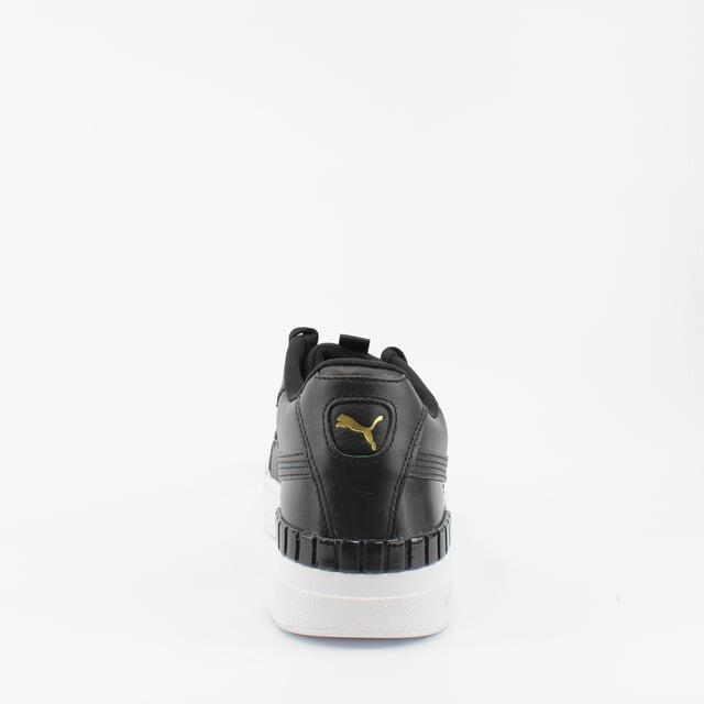 Кожаные женские кроссовки Cali sport на шнуровке 373871 02 Puma, черный — фото 2