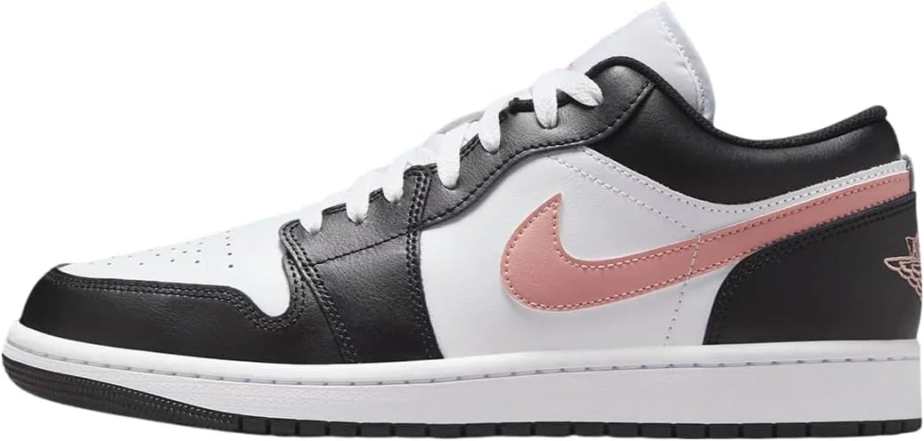 Мужские баскетбольные кроссовки Nike Air Jordan 1 Low, White, Rust Pink, Black