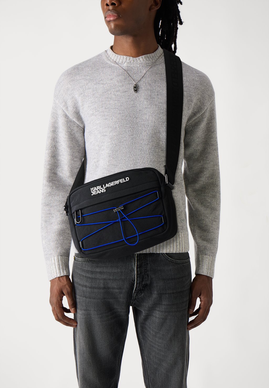 

Сумка через плечо UTILITY STRING Karl Lagerfeld Jeans, черный