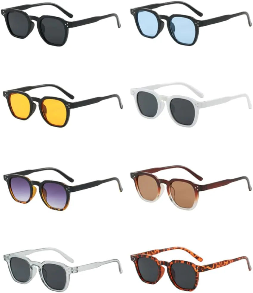 

Модные солнцезащитные очки для женщин и мужчин в винтажном стиле, роскошная оправа для очков, оправа для очков UV400 (для мужчин и женщин) UUPTTPL, Black Leopard Gray