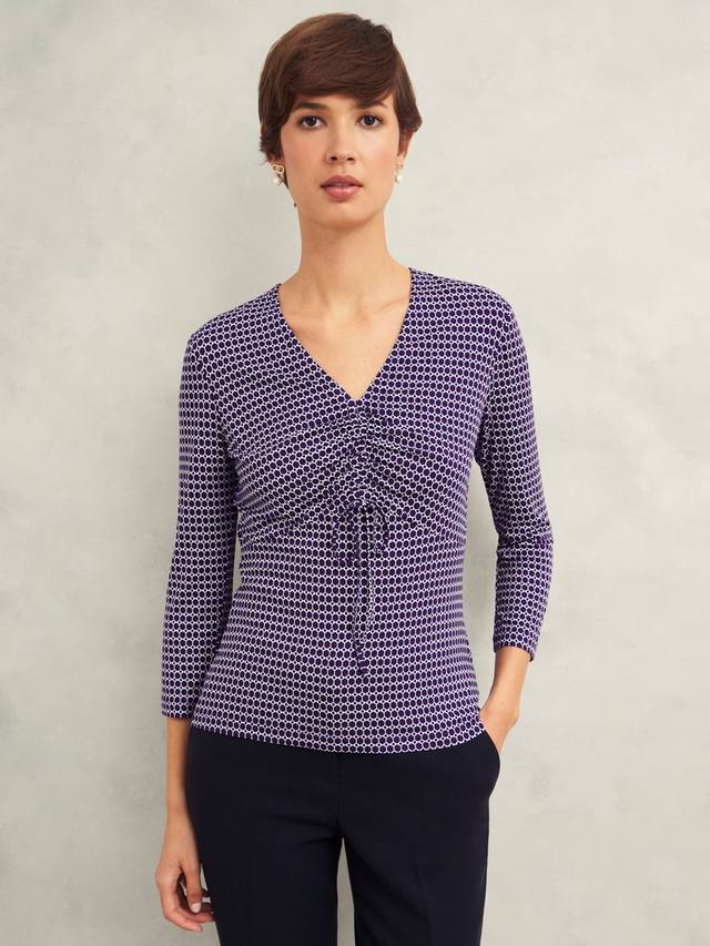 

Симми геометрический топ Hobbs, цвет Purple/Multi
