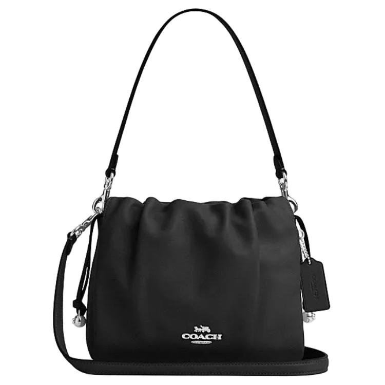 

Сумка Faye из телячьей кожи Cloud, сумка через плечо Tubas, женская, черный COACH