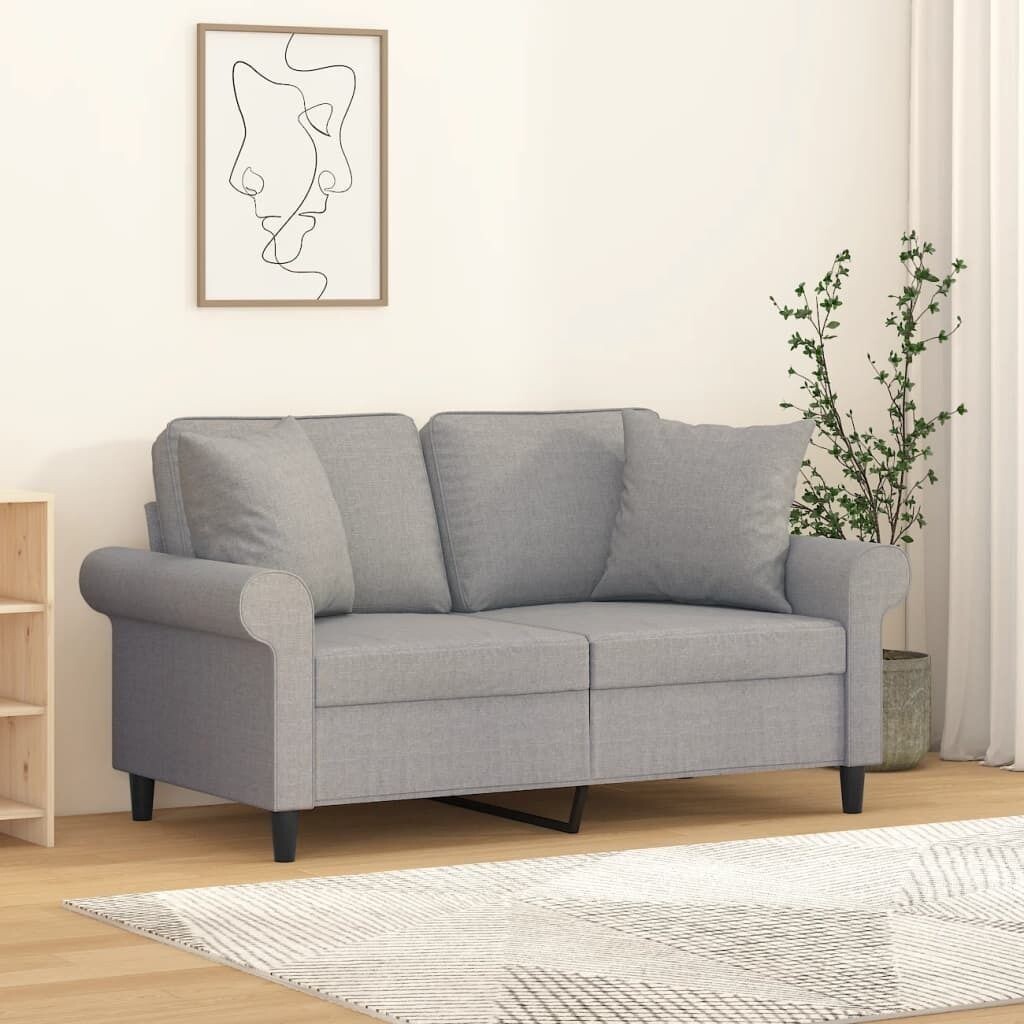 

Подушки декоративные 2 шт светло-серые, ткань 40х40 см DKD HOME DECOR