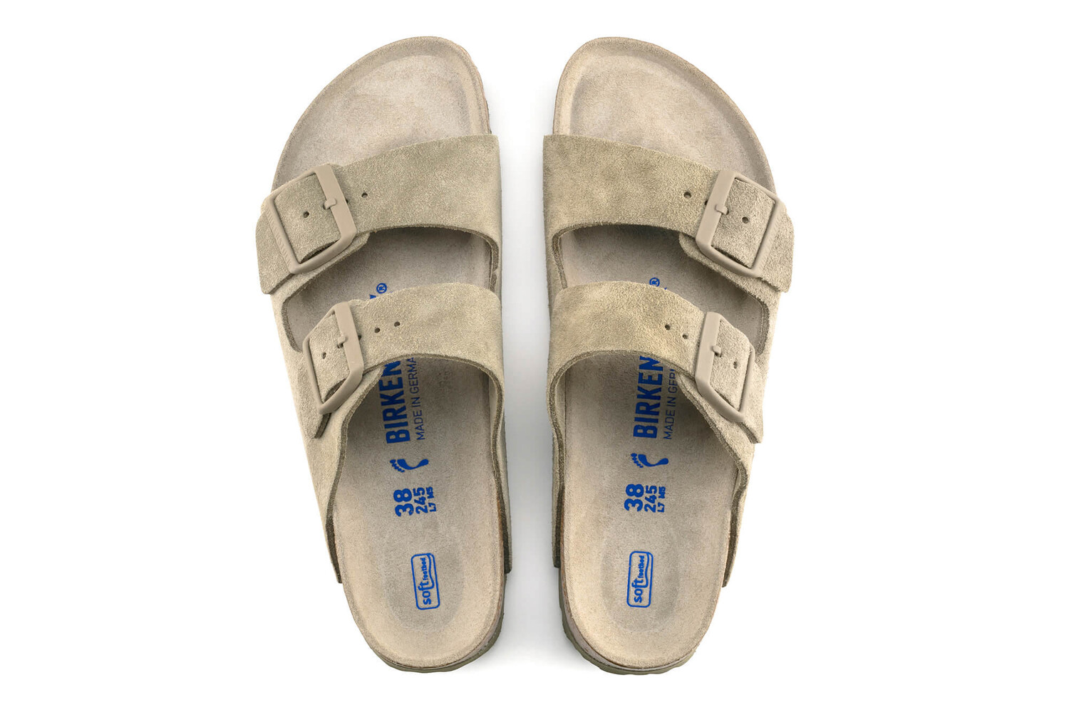Сандалии Аризона - узкие Birkenstock, зеленый — фото 3