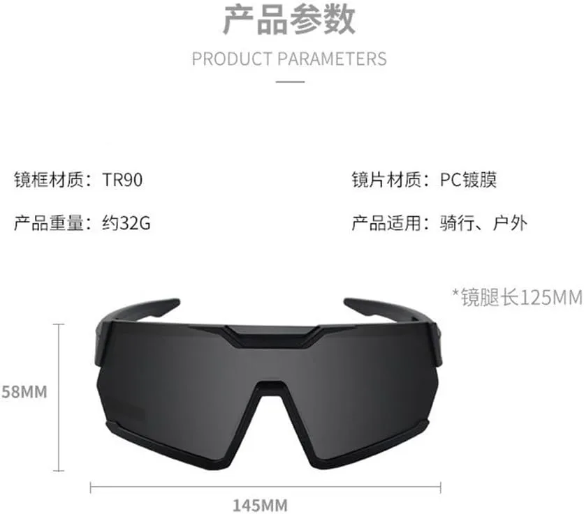 

Стильные мужские и женские очки для бега и езды на велосипеде на открытом воздухе, ветрозащитные солнцезащитные очки для горного велосипеда PRSTNN, White Blue