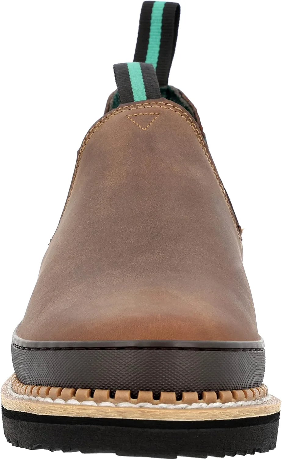 

Сапоги Georgia Giant Romeo Slip-On - GR262, рабочая обувь из цельной кожи с легкой подошвой и противоскользящей поверхностью, с маслостойким защитным носком, темно-коричневые, кожа Crazy Horse Georgia Boot