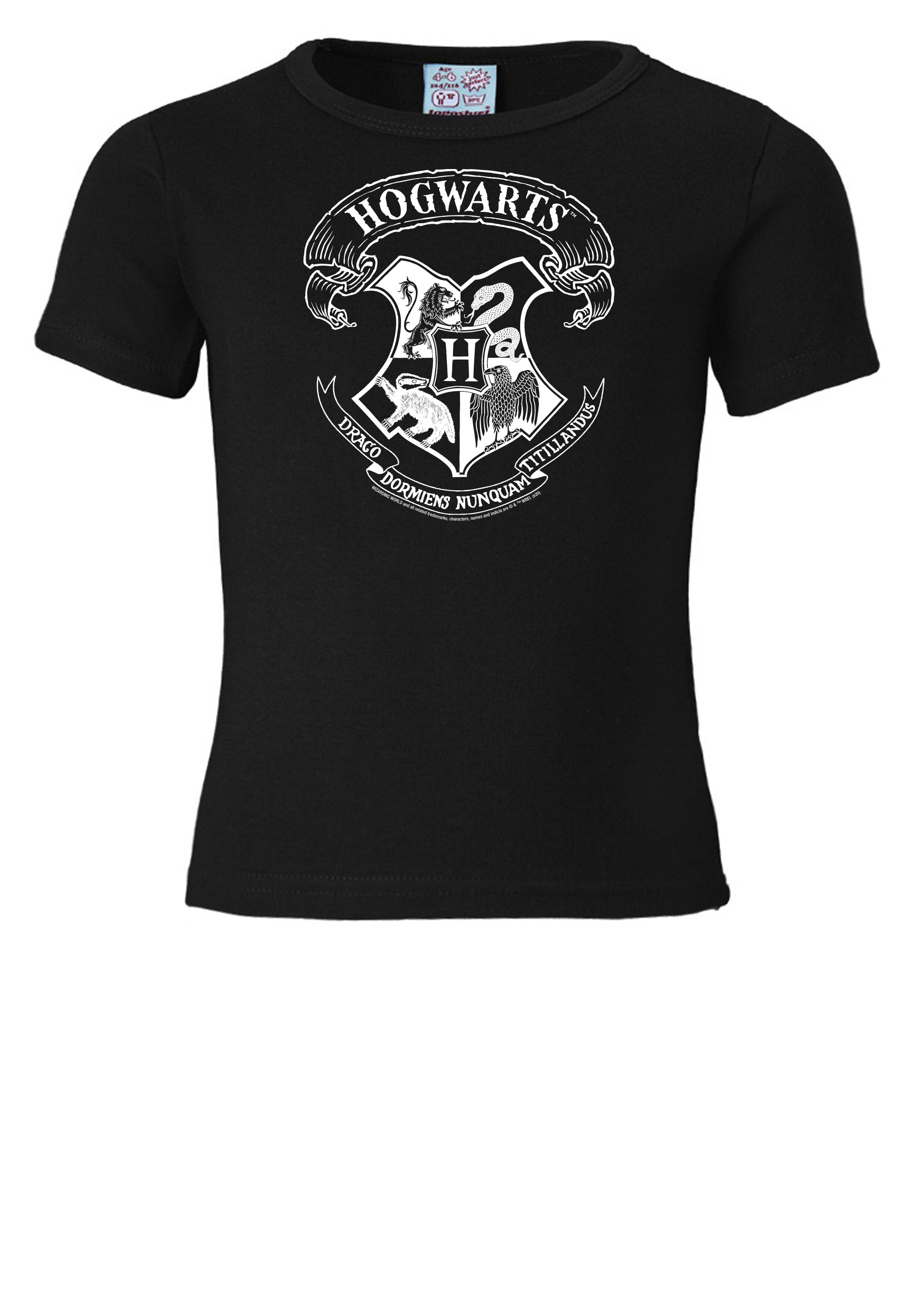 

Футболка Logoshirt Harry Potter Hogwarts Logo (Weiß), черный