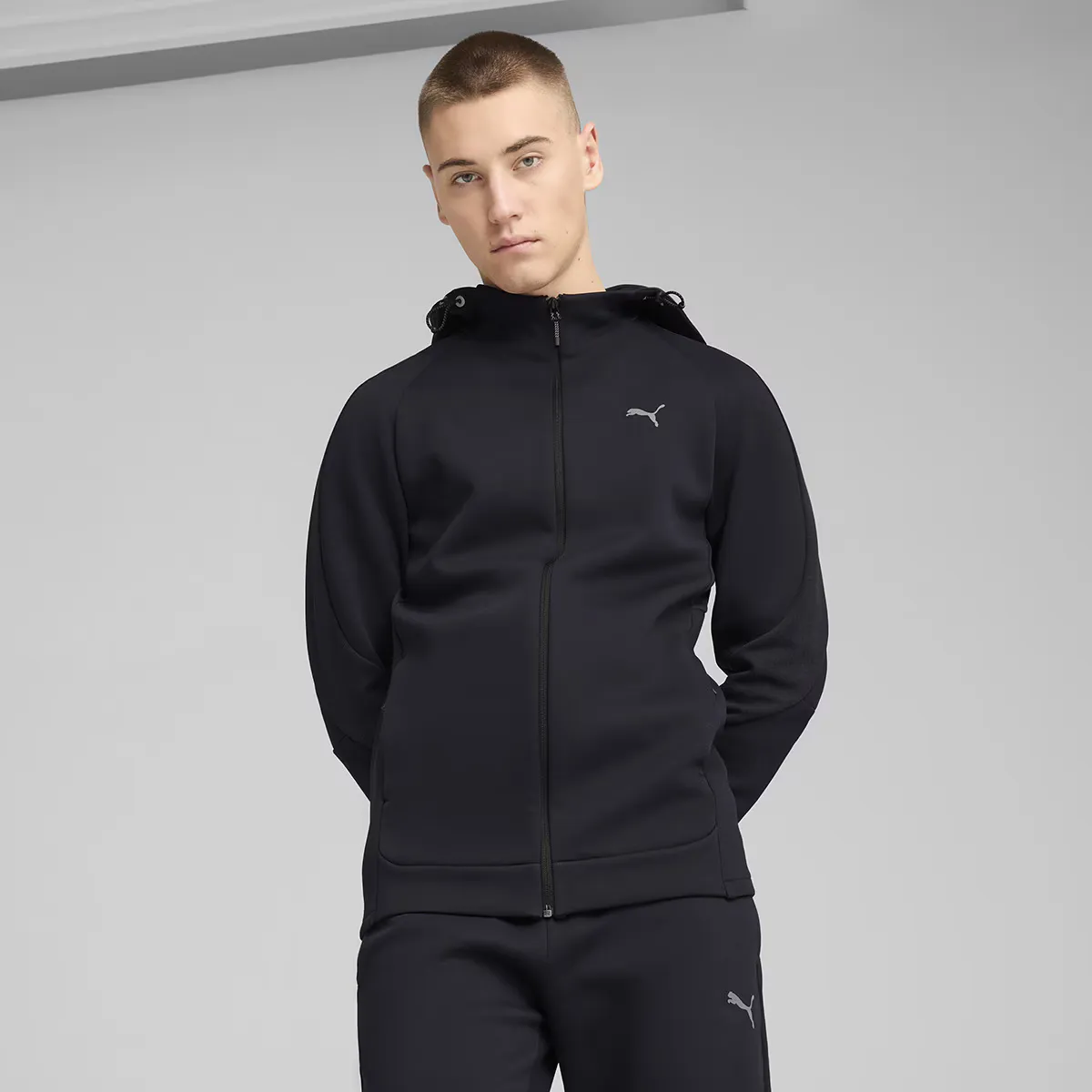 

Мужская толстовка с капюшоном Evostripe на молнии DK Puma Sweatsty, синий