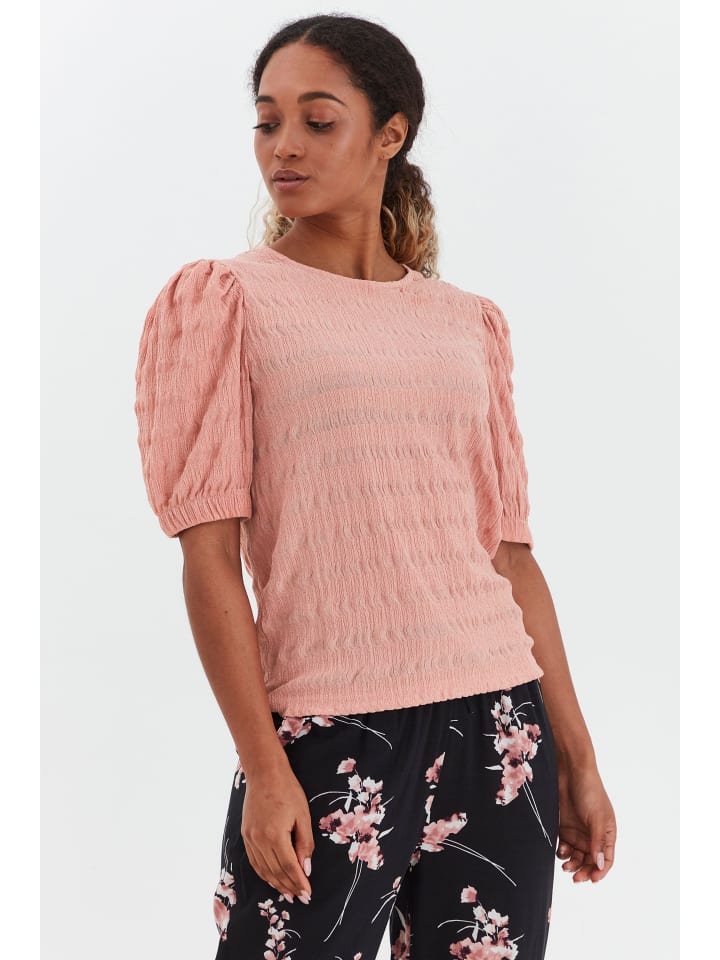 

Футболка BYSANNY, стандартный крой, розово-бежевого цвета b. young