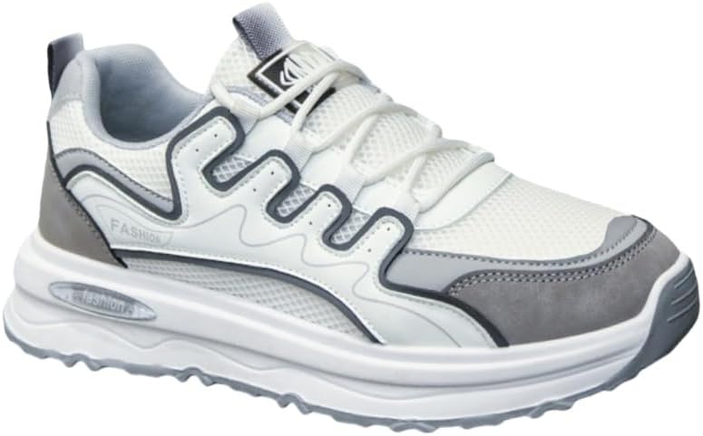 

Мужские дышащие спортивные кроссовки Fusecottc - легкие, для повседневного использования, активного отдыха, моды и фитнеса, серый