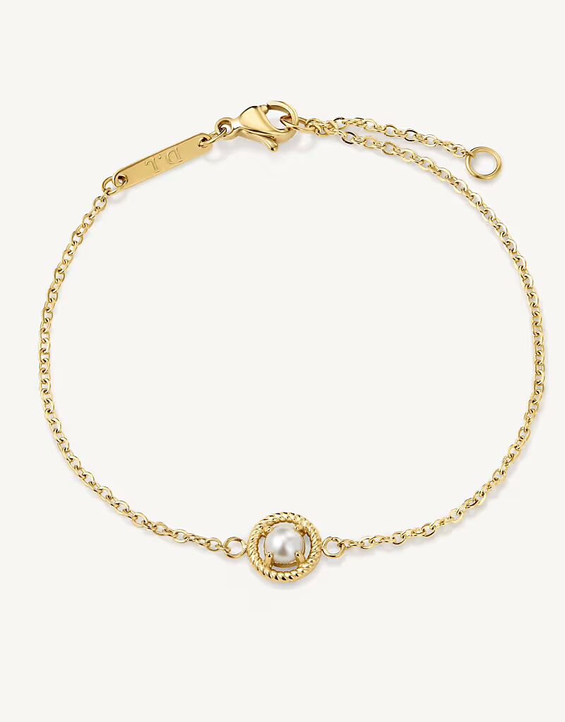 

Винтажный браслет с жемчугом в золоте D. Louise