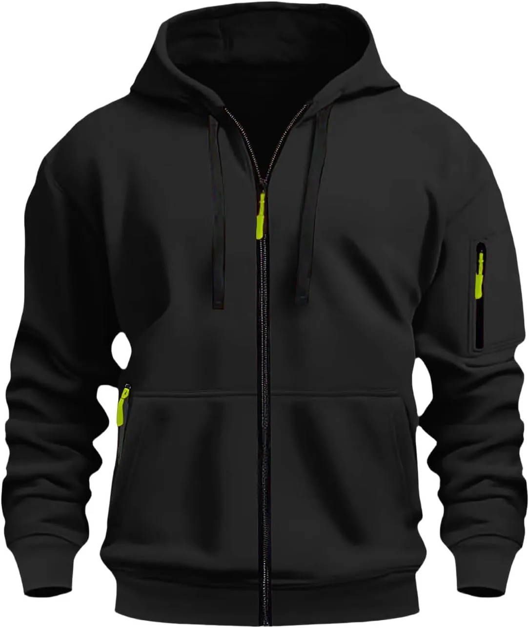

Толстовка с капюшоном Zip Up Fleece Tactical Oversized с карманами tobchonp