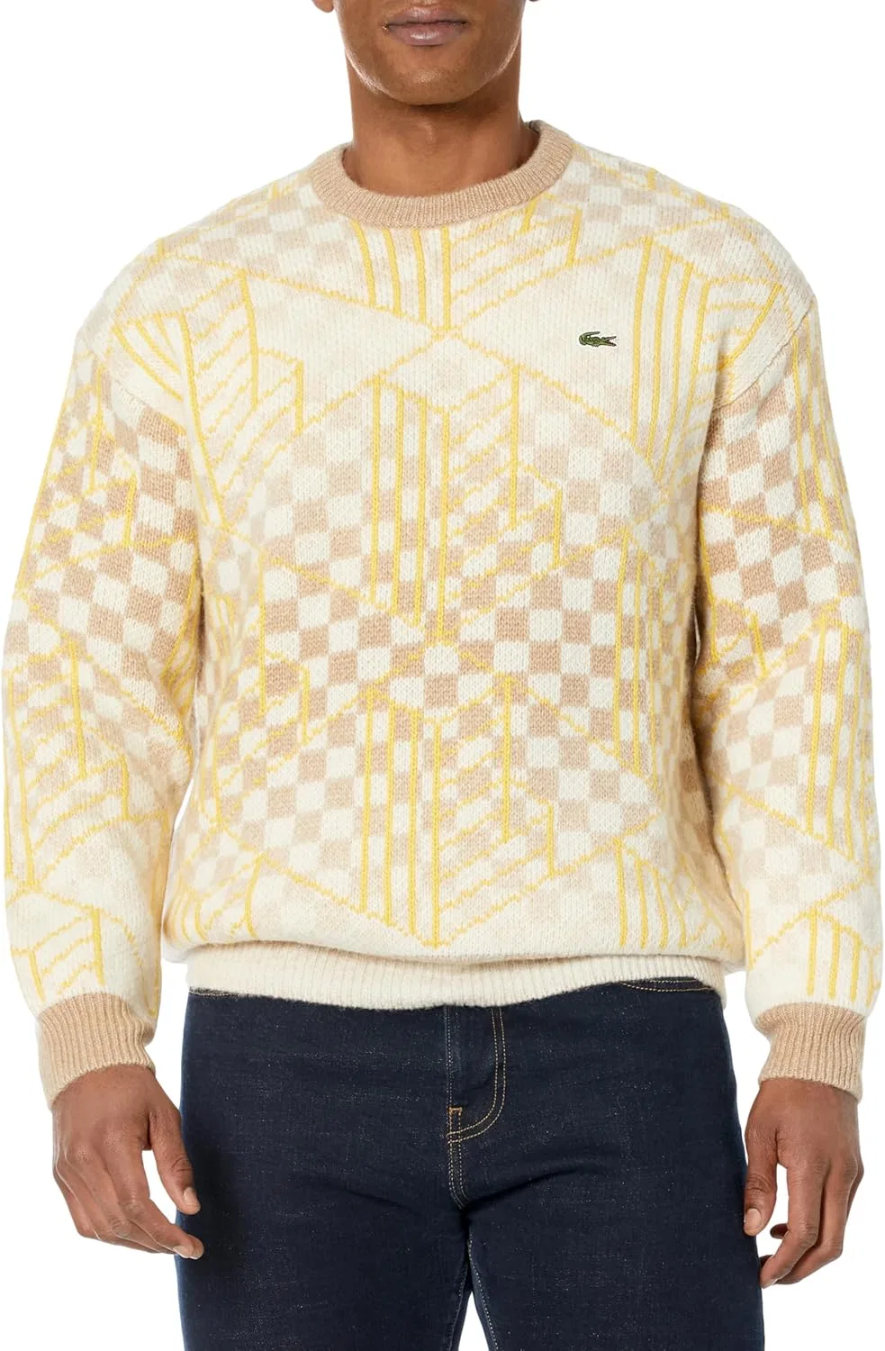 Мужской свитер Lacoste Monogram из альпаки