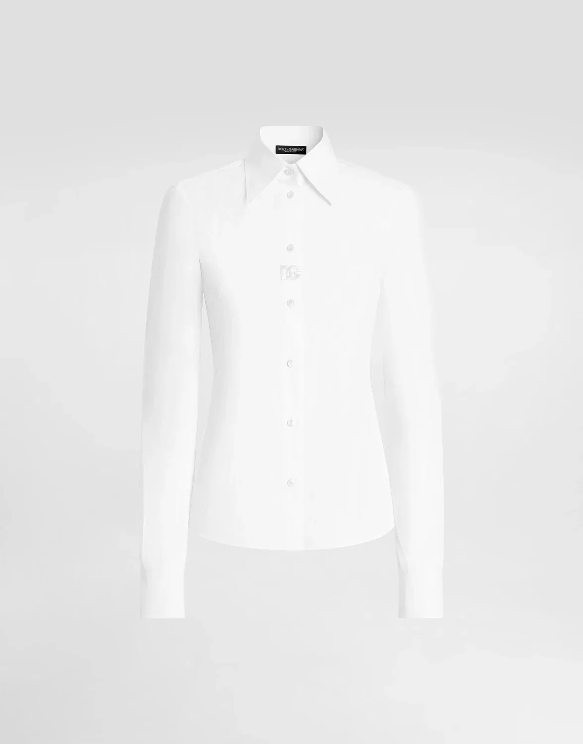 Рубашка из поплина Dolce & Gabbana, белый
