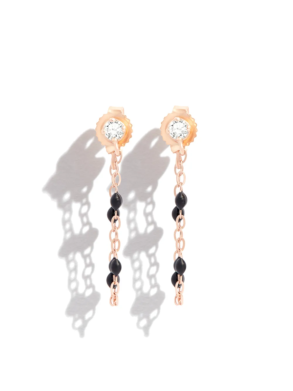 

Серьги Supreme из розового золота с бриллиантами Gigi Clozeau, розовый