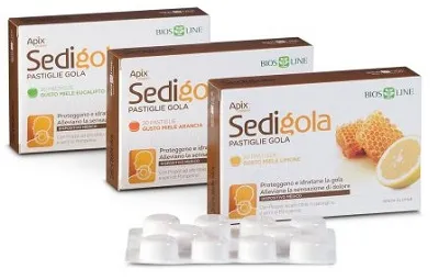 

Apix Sedigola Eucalyptus Медовый вкус Таблетки 20 таблеток Bios Line