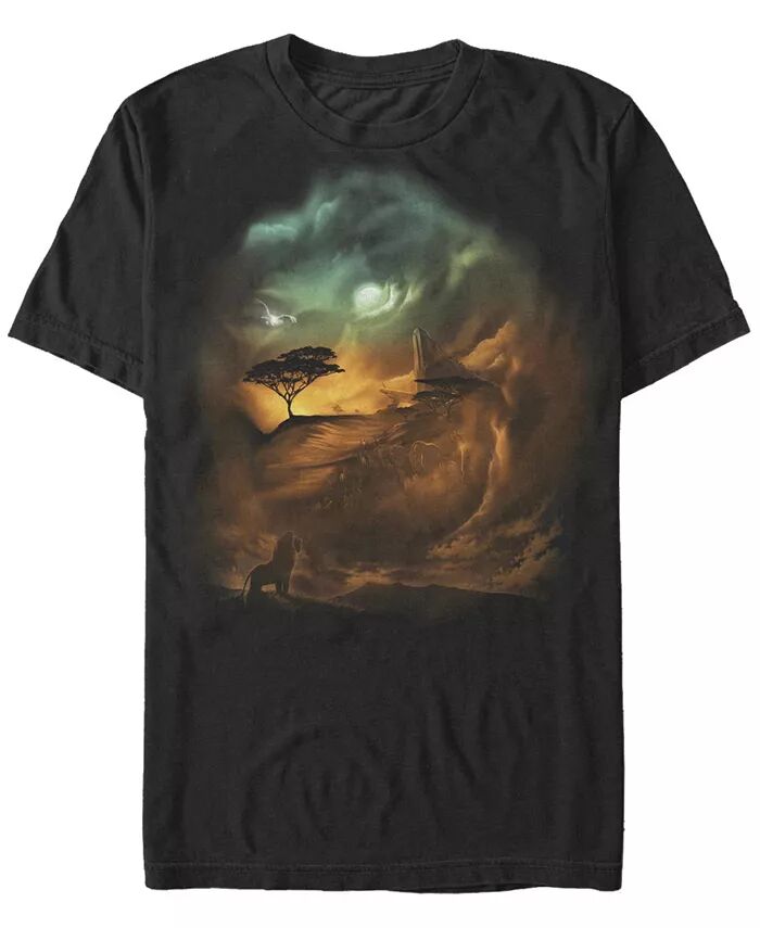 

Мужская футболка с коротким рукавом «Рождение короля» Fifth Sun, черный