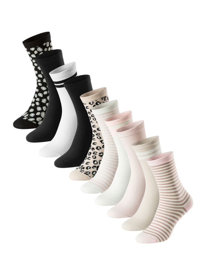 

Schiesser Носки Bluebird в черно-розовом цвете