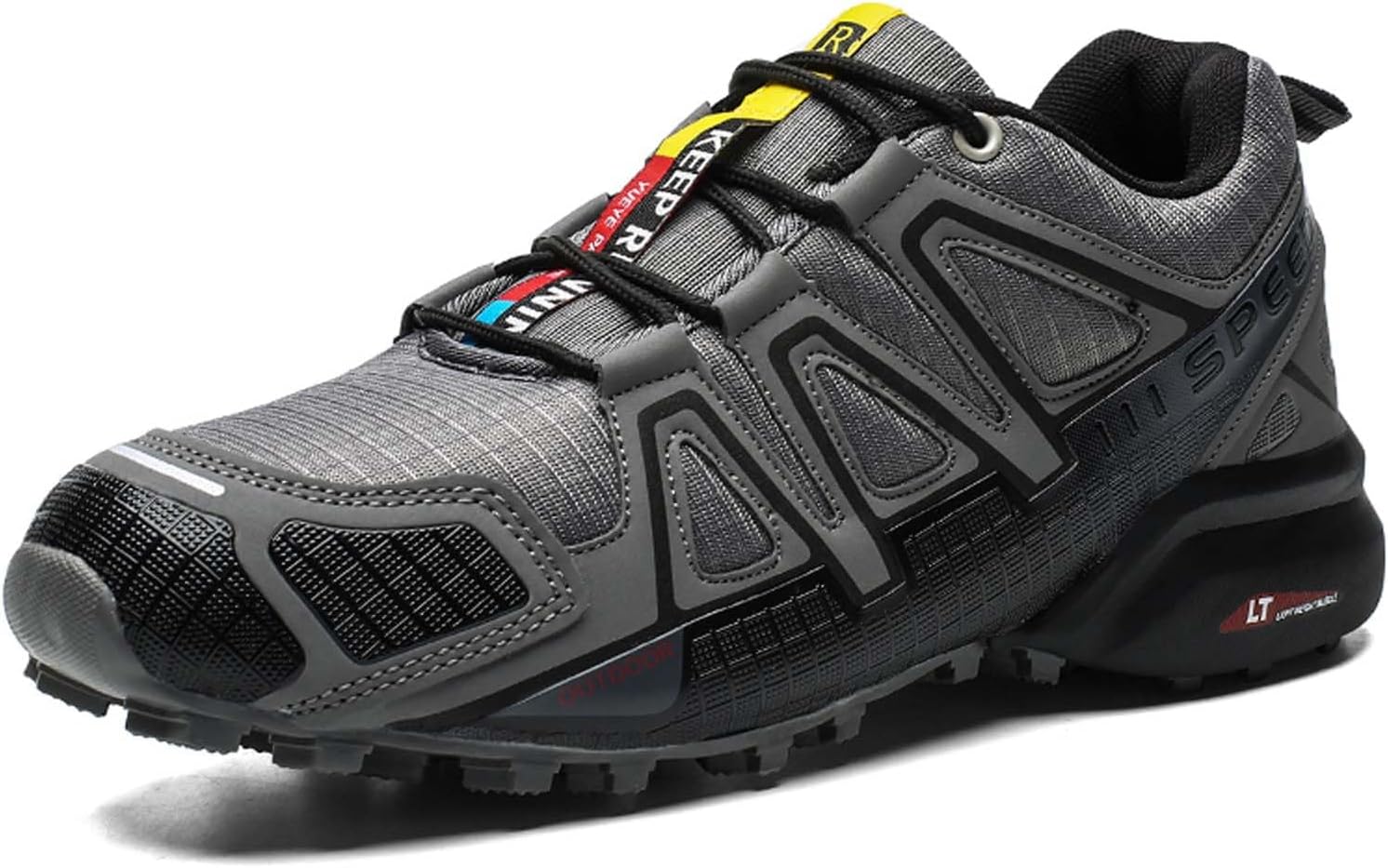 

Кроссовки для мужчин для походов и прогулок, кроссовки для трейлраннинга Missletty, серый