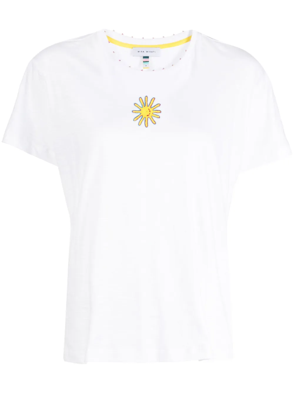 

Футболка с вышивкой Mira Mikati, белый