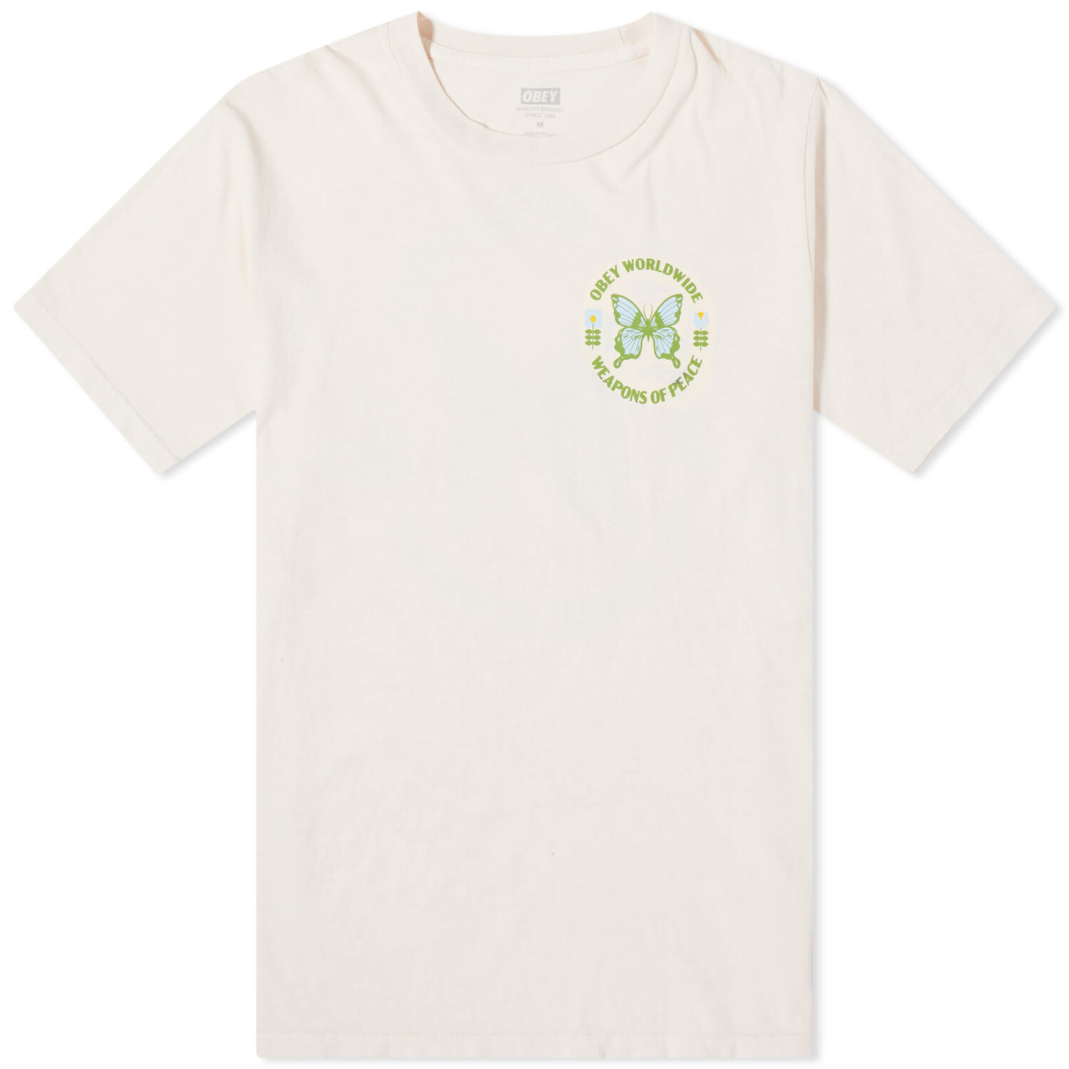 

Футболка Obey Weapons Of Peace T-Shirt, цвет Pigment Sago