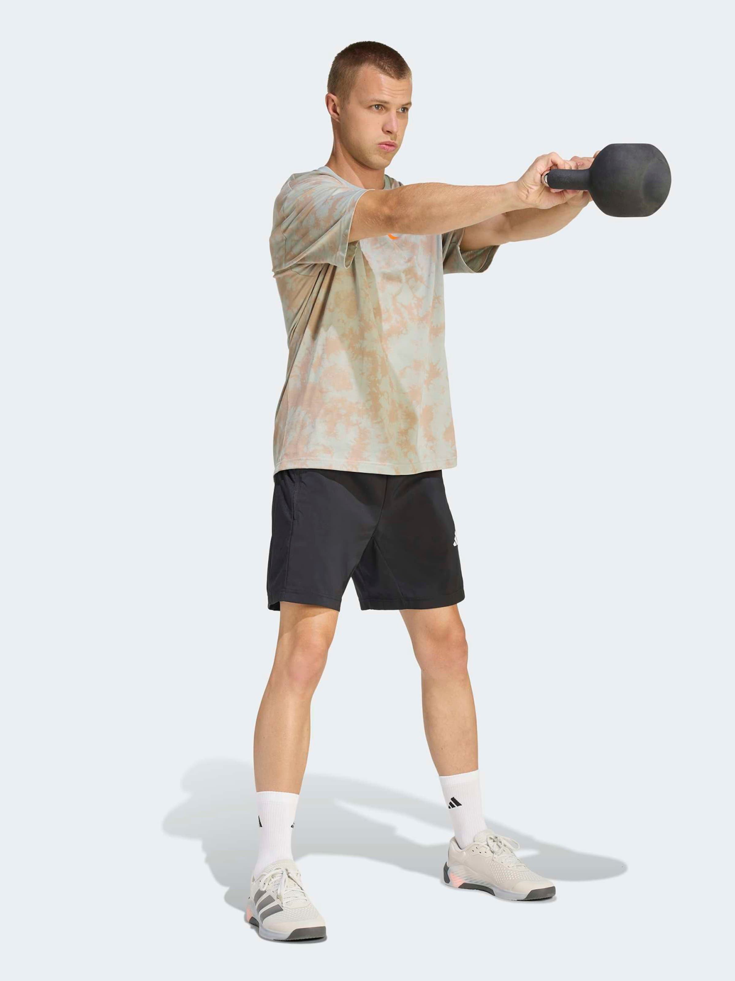 Adidas Performance Футболка для тренировок 'FUN TRAIN' в цвете Orange, Pastel Orange — фото 3