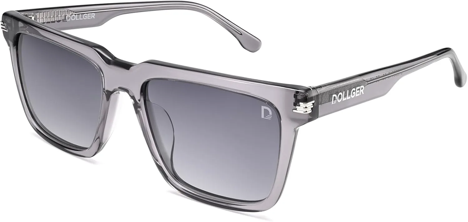 

Поляризованные солнцезащитные очки Dollger Square для мужчин и женщин. Модные и стильные солнцезащитные очки с защитой UV400 для вождения, рыбалки и походов, Grey