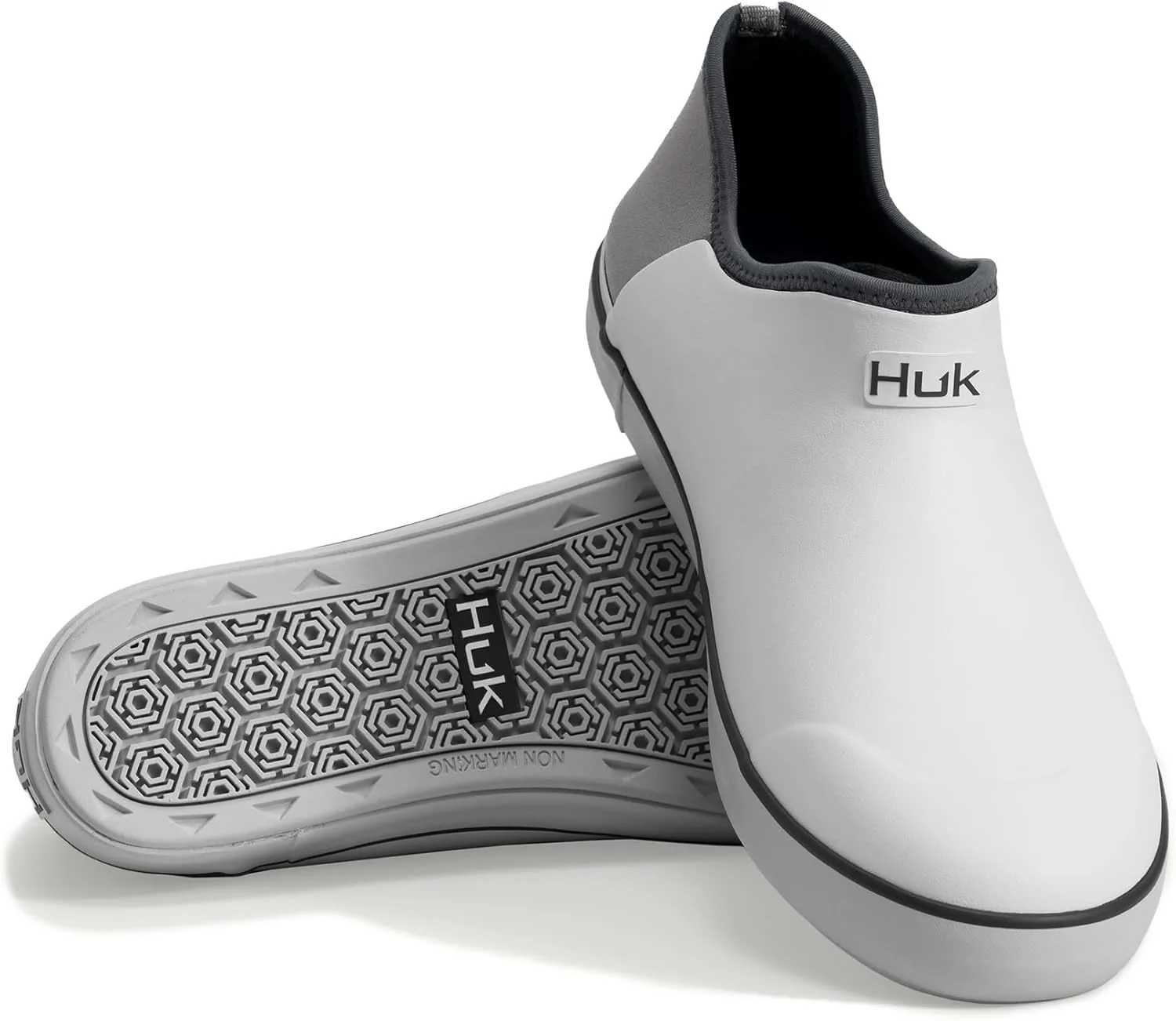 Мужские водонепроницаемые рыболовные ботинки HUK Rogue Wave с водонепроницаемой цепью и, что самое главное, резиновые сапоги, белый