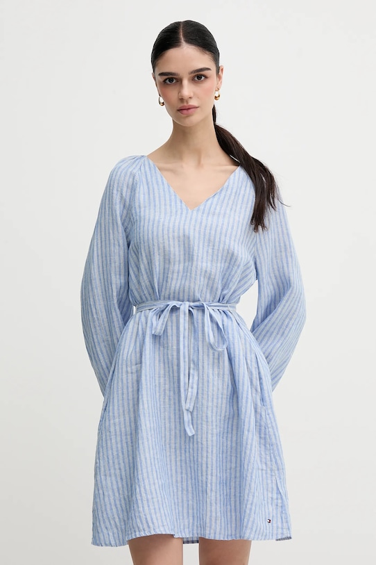

Льняное платье Tommy Hilfiger, синий