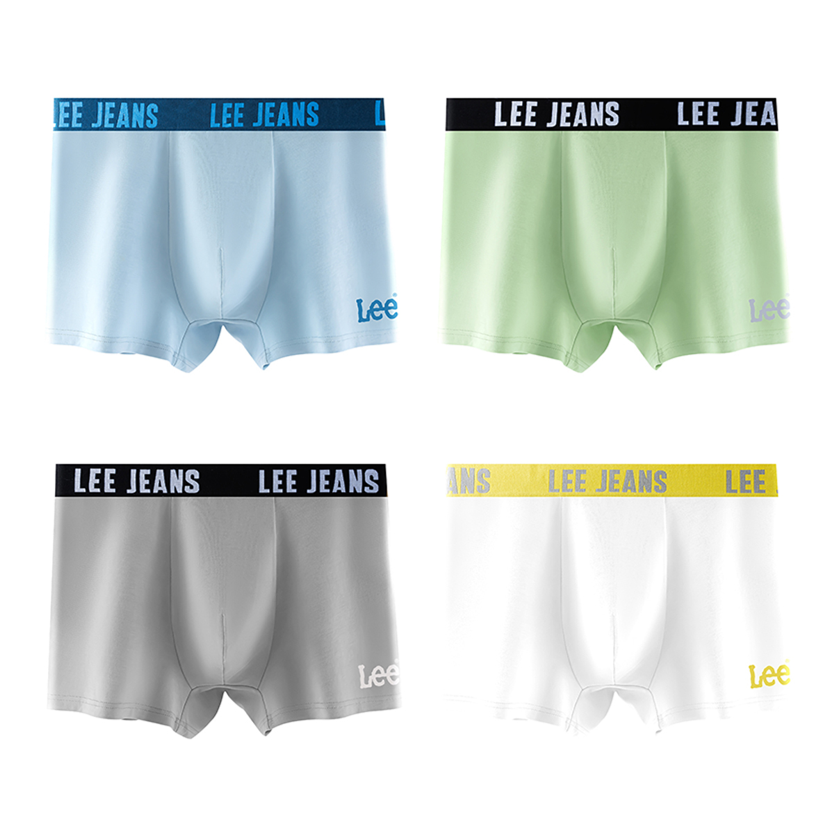 

Подарочные боксы мужского белья Lee, 4 Pack (светло-синий+светло-зеленый+серый+белый)