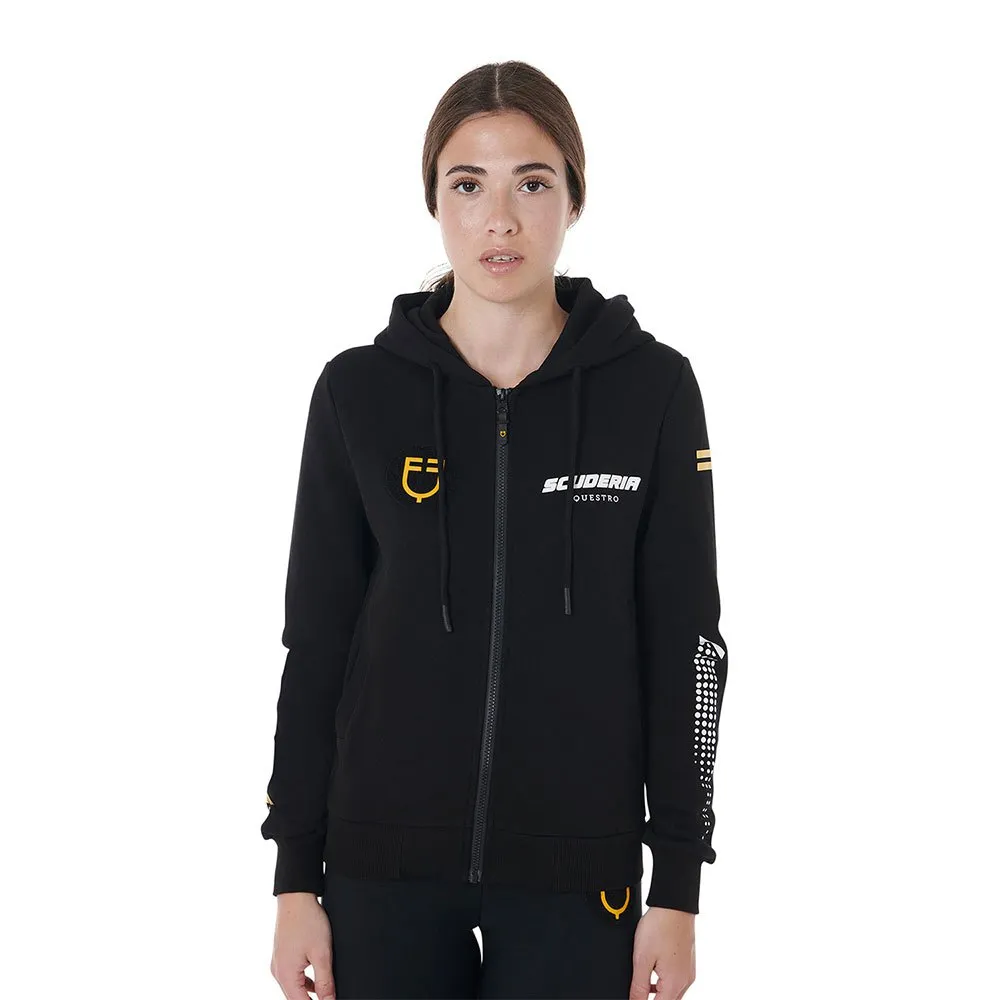 

Толстовка Equestro Scuderia Collection full zip, черный