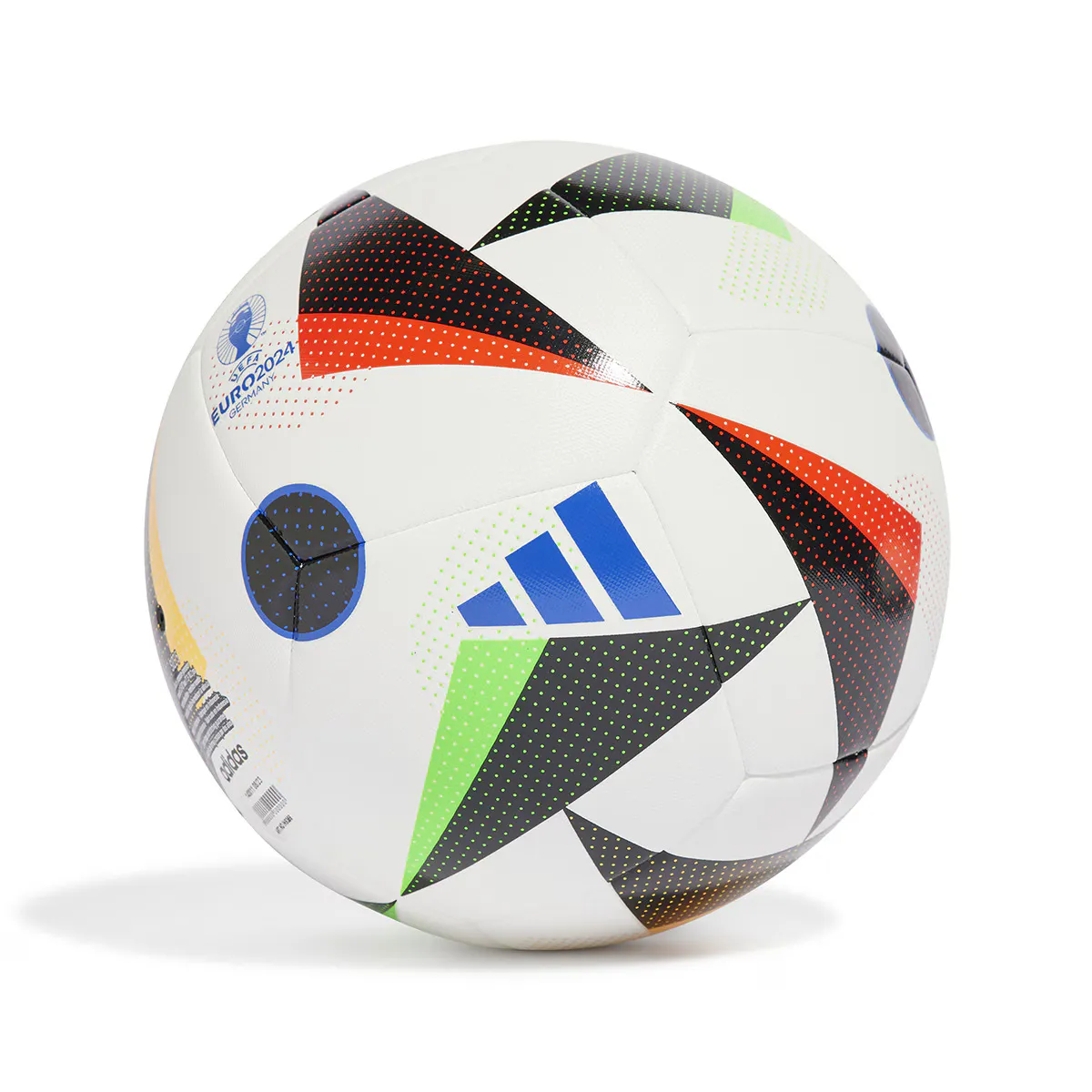 

Футбольный тренировочный мяч Adidas Euro 2024, белый/мультиколор