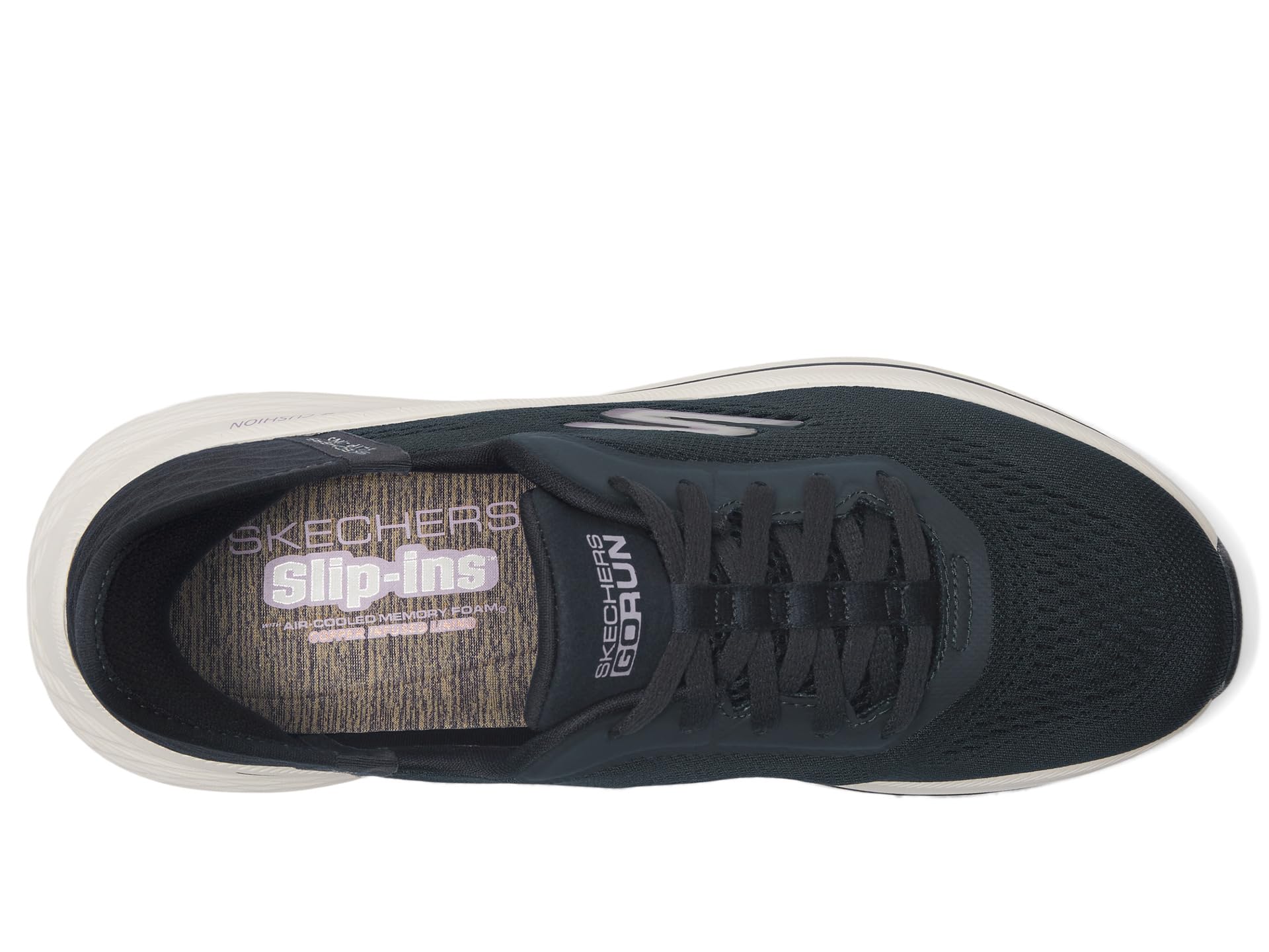 Кроссовки SKECHERS Max Cushioning Elite 2.0 Vanish Hands Free Slip-Ins, Navy/Lavender — фото 2