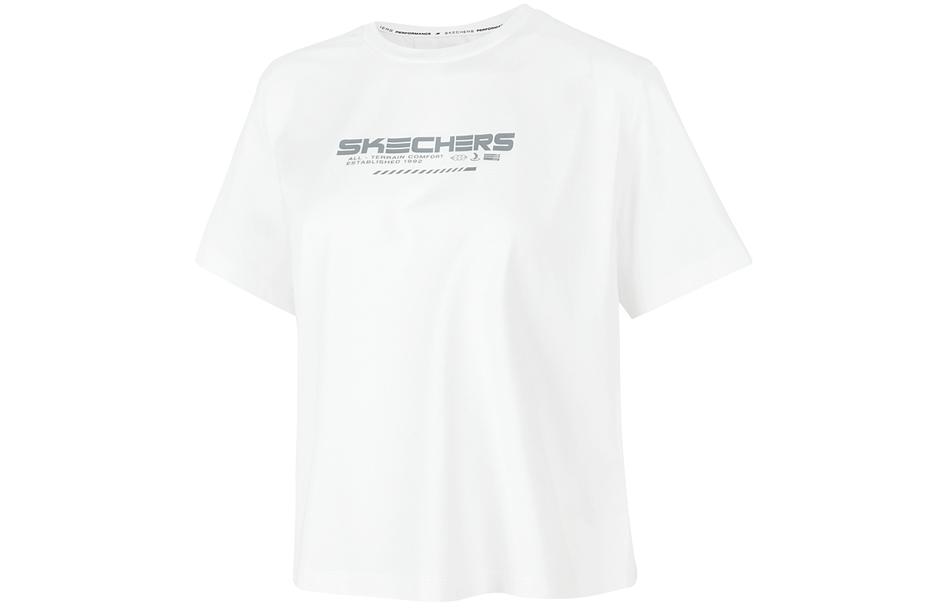 

Skechers Футболка женская ярко-белая, Белый, Skechers Футболка женская ярко-белая