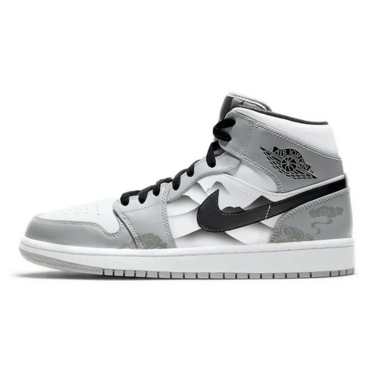 

Баскетбольные кроссовки Air 1 Vintage Men Mid-Top Grey/White Jordan