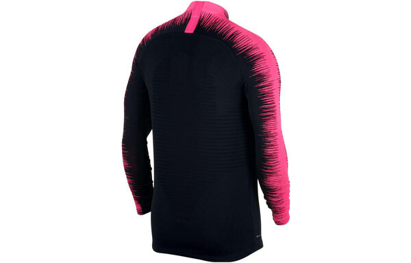 Куртка Nike Contrasting Colors Alphabet Team Half Zipper Soccer Jacket 'Black Pink', мультиколор — фото 2