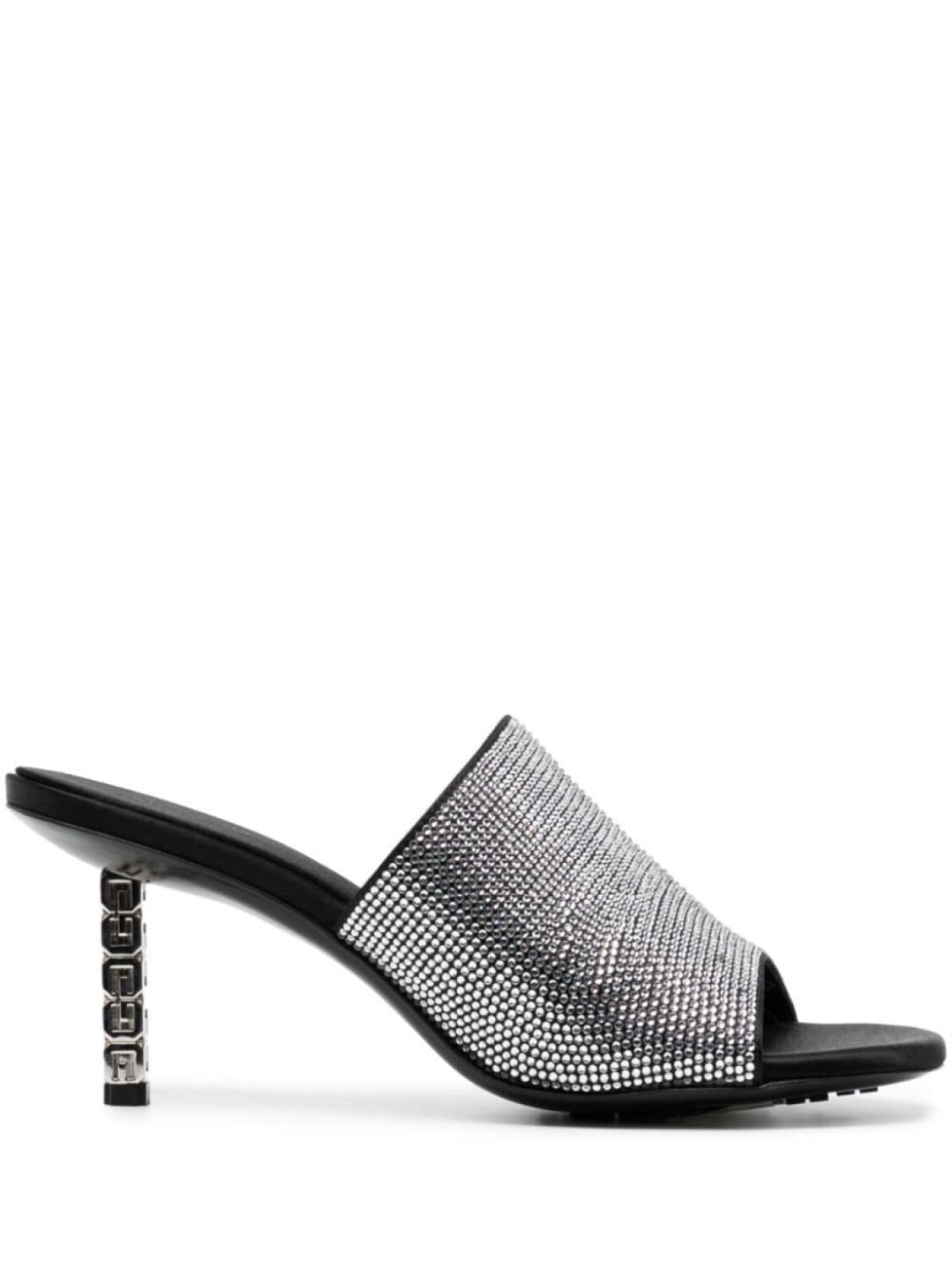

Givenchy мюли G Cube 70 со стразами, серебристый
