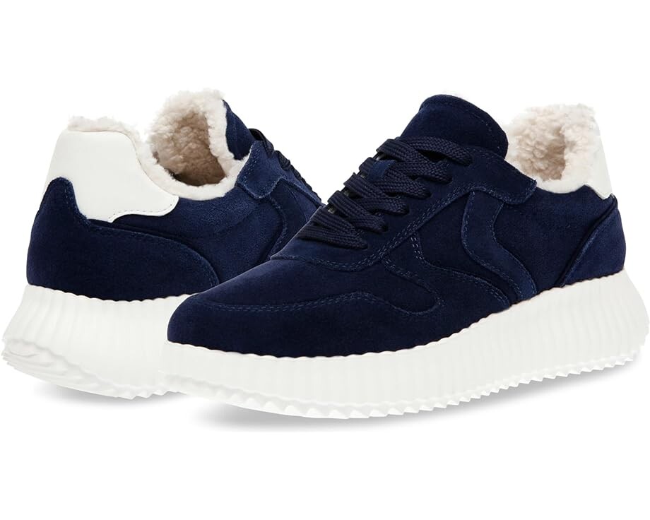 

Кроссовки Steve Madden Shereen, цвет Navy Suede Fur