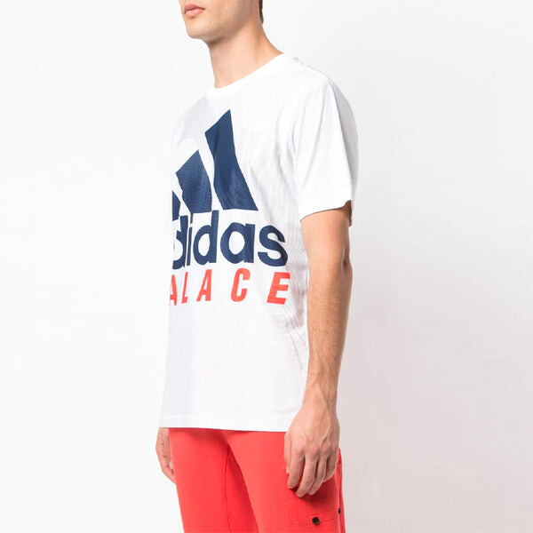Футболка x palace crossover свободные алфавит короткий рукав унисекс Adidas, белый — фото 4