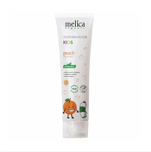 

Детская зубная паста Персик, 100 мл Melica Organic