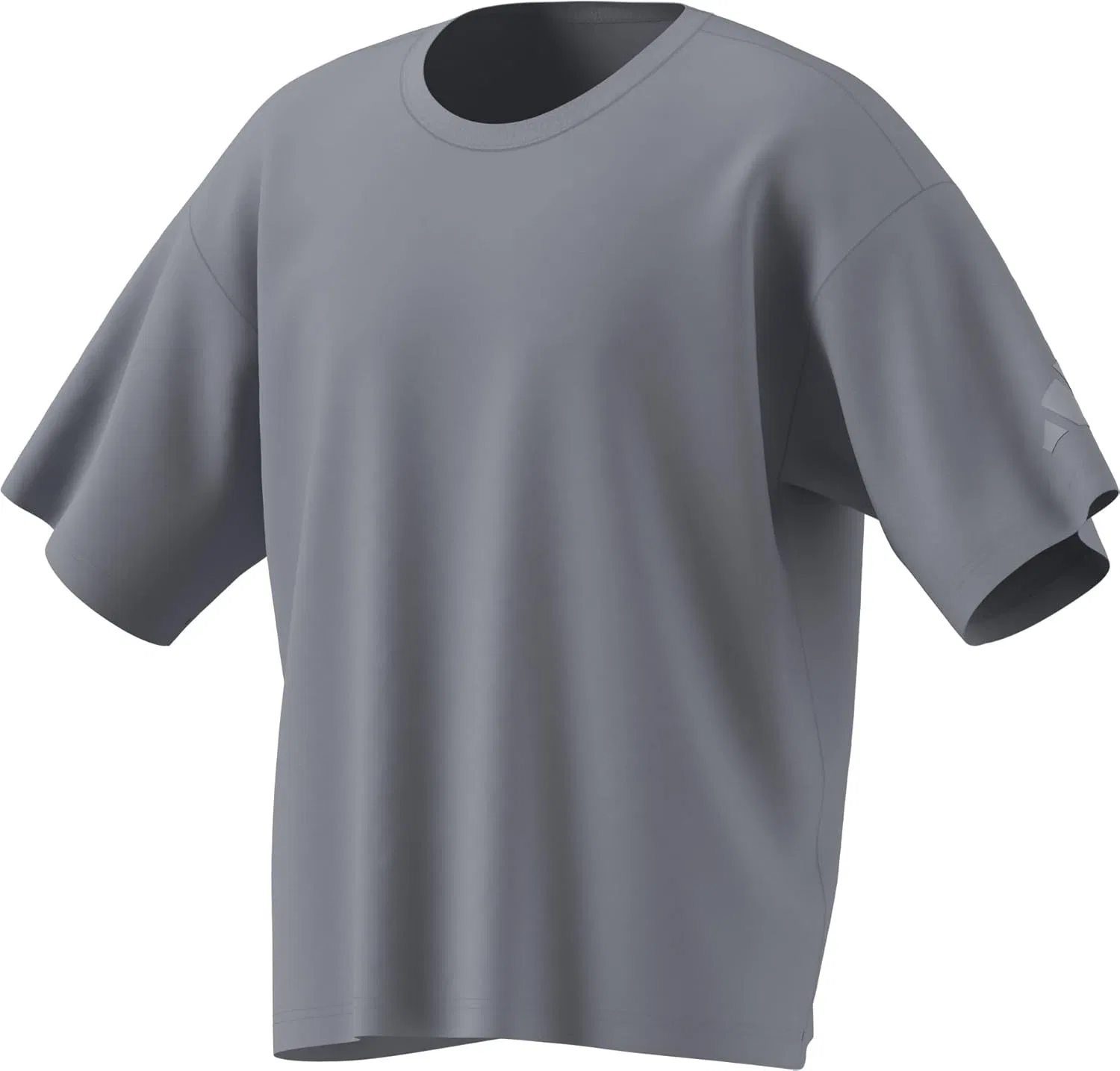 Футболка Adidas Men's Soft Lux Losse, серебряный — фото 4