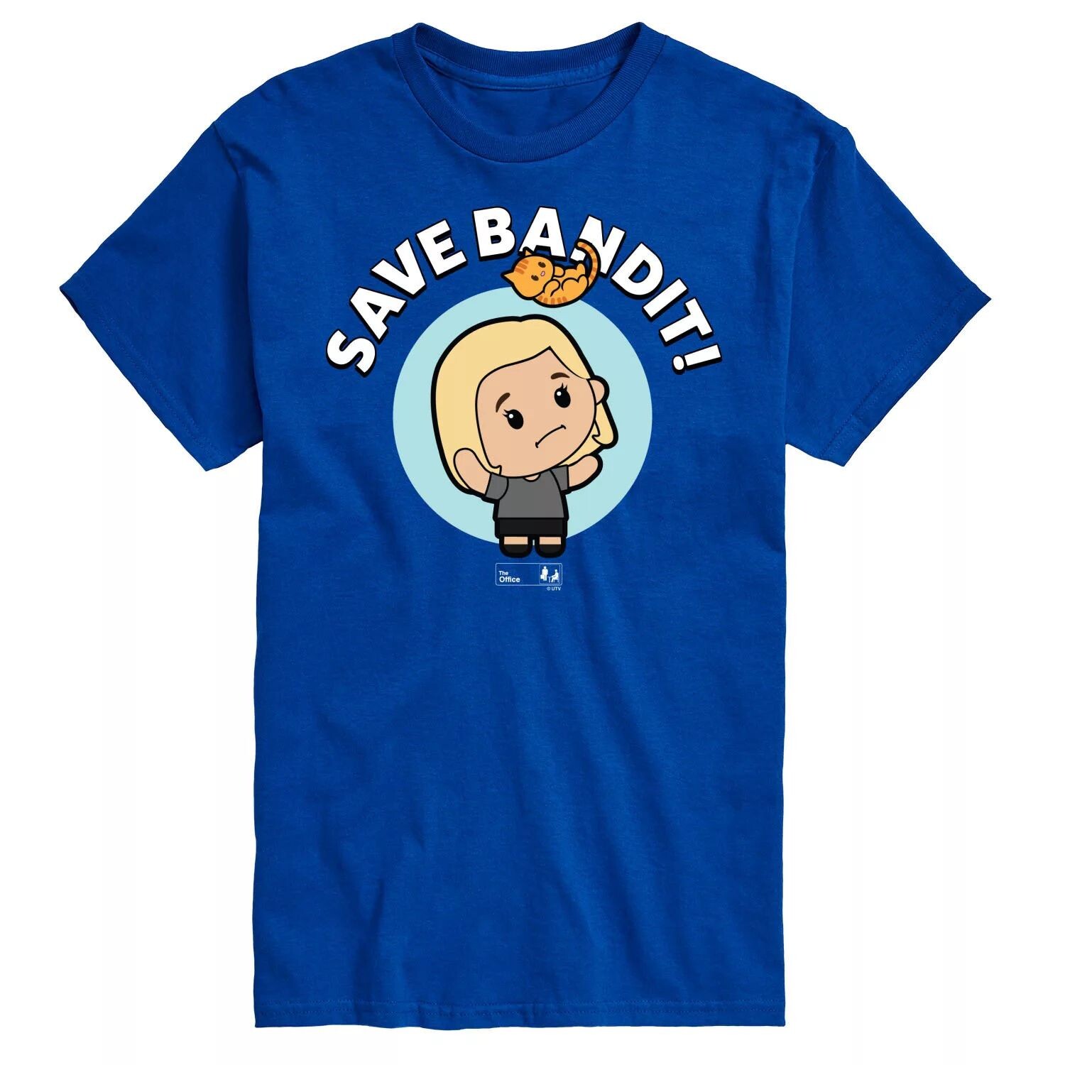 

Футболка Big & Tall The Office Save Bandit с рисунком Licensed Character, синий
