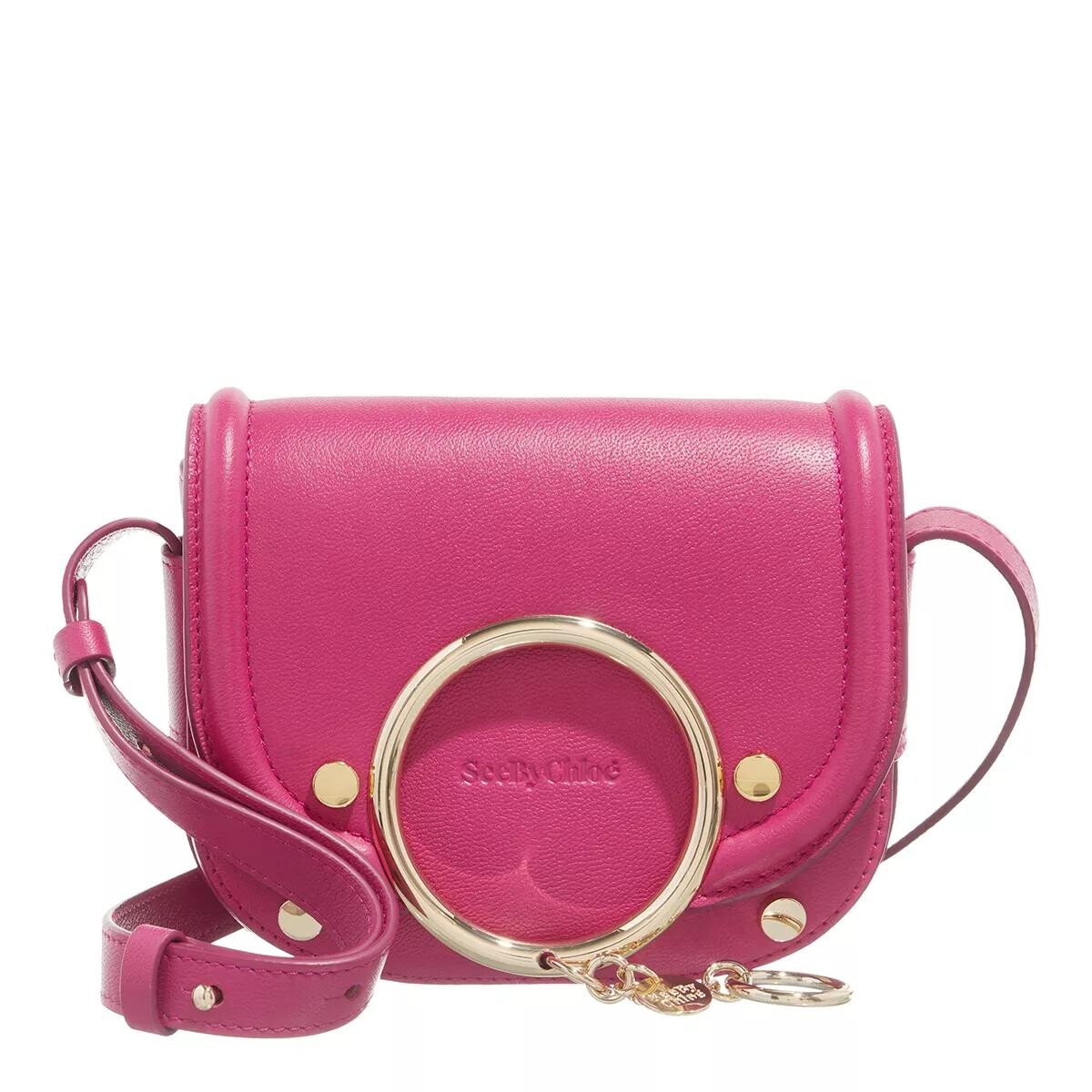 

Сумка на плечо с магнитом See By Chloé, розовый